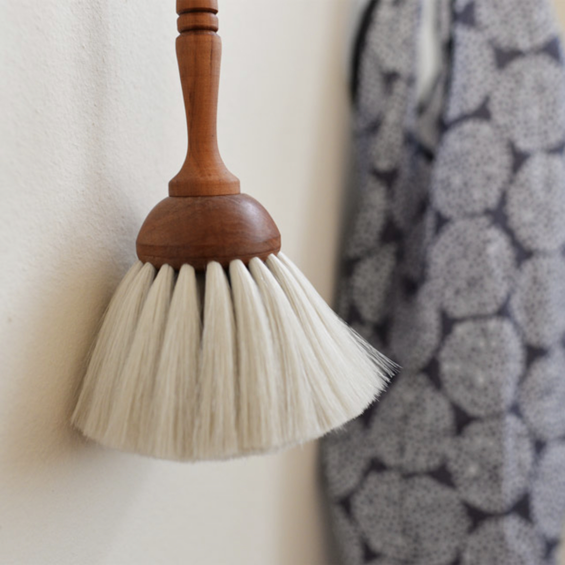 Redecker/レデッカー Dust Brush with Dot / White 953714 3枚目