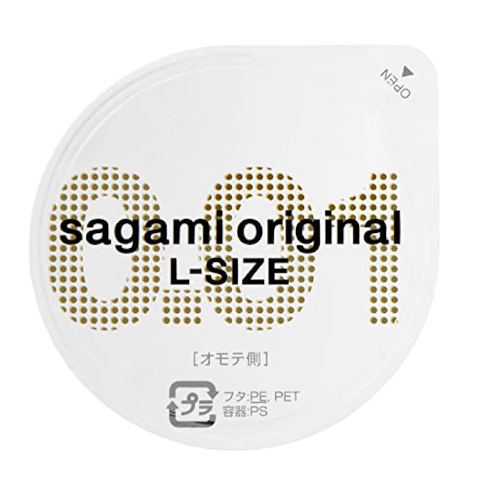 【単品】 サガミオリジナル001 コンドーム 薄型 ポリウレタン製 0.01ミリ Lサイズ 10個入 3枚目