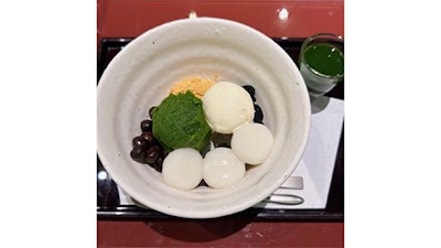 追分だんご本舗 抹茶あんみつ 1枚目