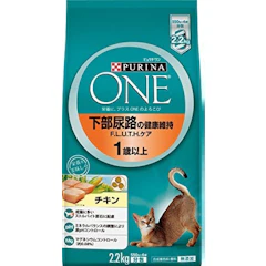 ピュリナ ワン キャット 下部尿路の健康維持 1-10歳チキン 2.2kg 1枚目