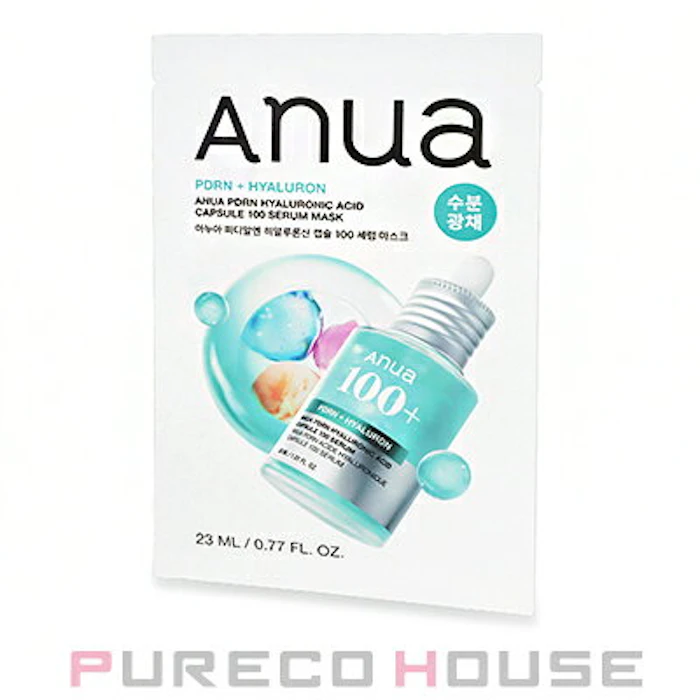 Anua PDRN ヒアルロン酸 カプセル 100 セラム シートマスク 23ml 1枚目
