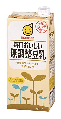 マルサン 毎日おいしい 無調整豆乳 1枚目