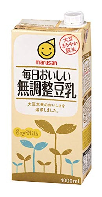 マルサン 毎日おいしい 無調整豆乳 1枚目