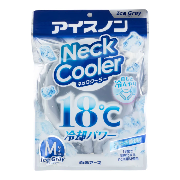 白元アース アイスノン ネッククーラー アイスグレー Mサイズ 3枚目