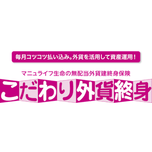 マニュライフ生命保険 こだわり外貨終身 1枚目