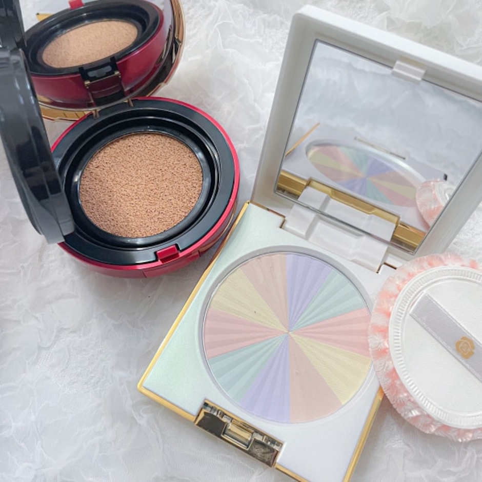 【初回限定】楽天限定セット!Aluce luce plusクッションファンデーション(本品+リフィル)&サンブロックルーセントパウダーIII.本品 /クッションファンデーション フェイスパウダー おしろい ベースメイク 1枚目