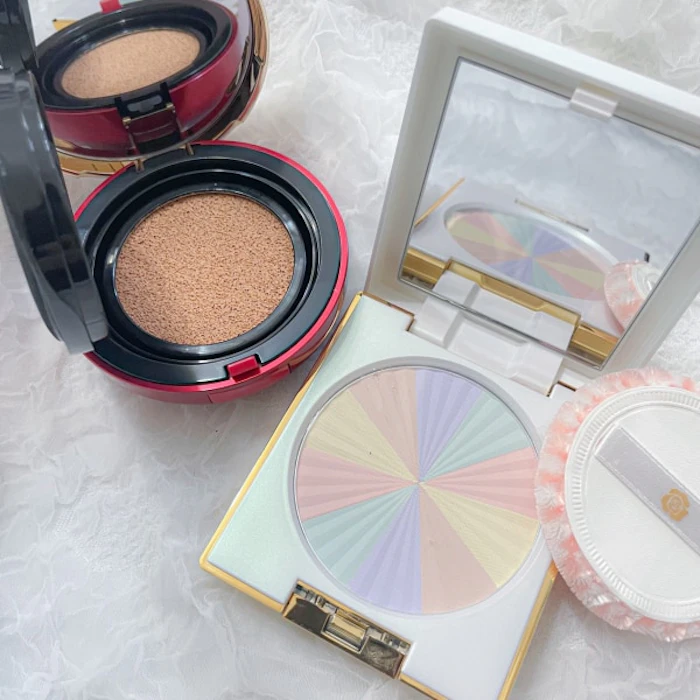 【初回限定】楽天限定セット!Aluce luce plusクッションファンデーション(本品+リフィル)&サンブロックルーセントパウダーIII.本品 /クッションファンデーション フェイスパウダー おしろい ベースメイク 1枚目