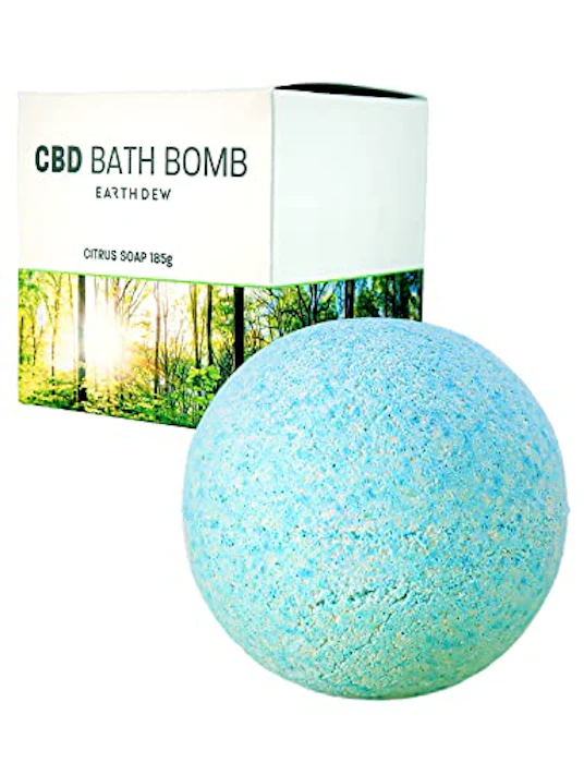 EARTH DEW EARTH DEW CBD バスボム 185g シトラスソープ の 香り 9つの 無添加 バスボール シトラス ソープ バスボム ギフト bath bomb 1枚目