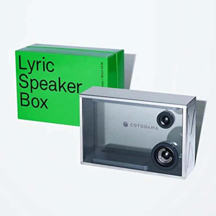 COTODAMA COTODAMA Lyric Speaker Box Silver コトダマ リリックスピーカー シルバー 5枚目
