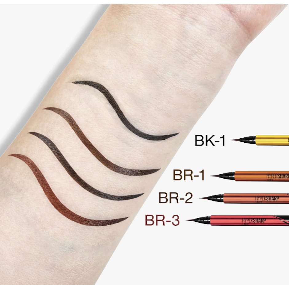 MAYBELLINE NEW YORK ハイパーシャープ ライナー R BK-1 漆黒ブラック 7枚目