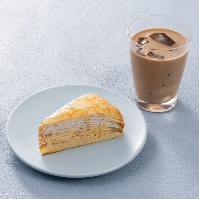 タリーズコーヒー ミルクレープ ダブルクリーム 1枚目