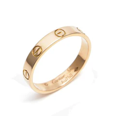 Cartier LOVE リング、スモールモデル 1枚目