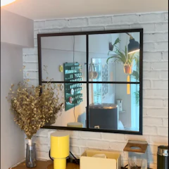壁紙屋本舗 EASY WALL TAPE カフェブリック ホワイト 1枚目