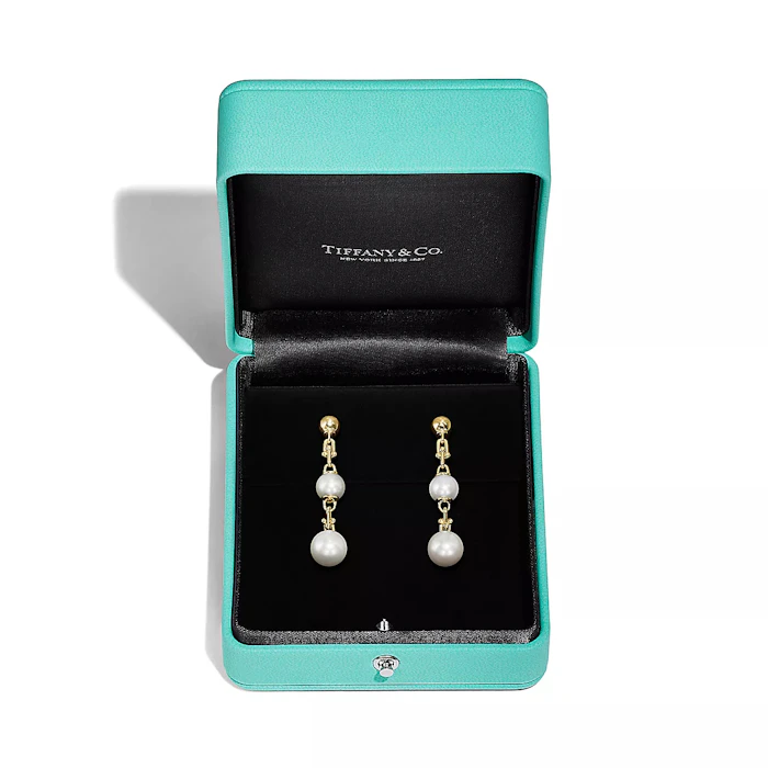 Tiffany & Co. ハードウェア(トリプルドロップピアス、18Kゴールド) 5枚目