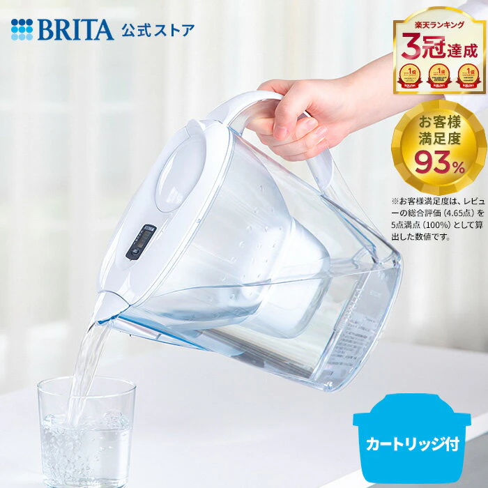 BRITA ブリタ ポット型浄水器 マレーラ マクストラプロ ピュアパフォーマンスカートリッジ付 2枚目