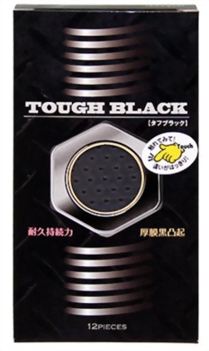 ジャパンメディカル タフブラック 厚膜黒凸起コンドーム 219AFBZX00113000 1枚目