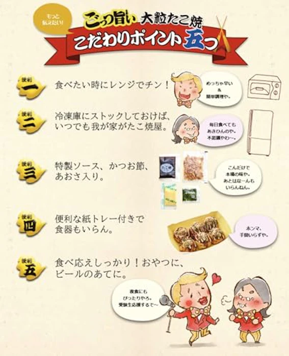 テーブルマーク ごっつ旨い大粒たこ焼 6枚目
