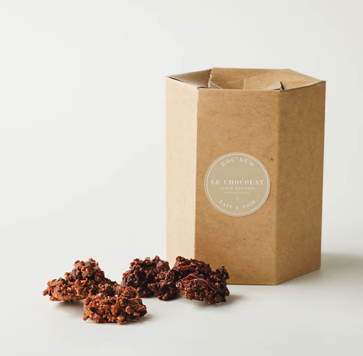 ル・ショコラ・アラン・デュカス　Le Chocolat Alain Ducasse ロック150g ノワール アーモンド＆オ・レ ヘーゼルナッツ	 2枚目