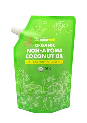 ココウェル 香りのない有機ココナッツオイル 460g 1枚目