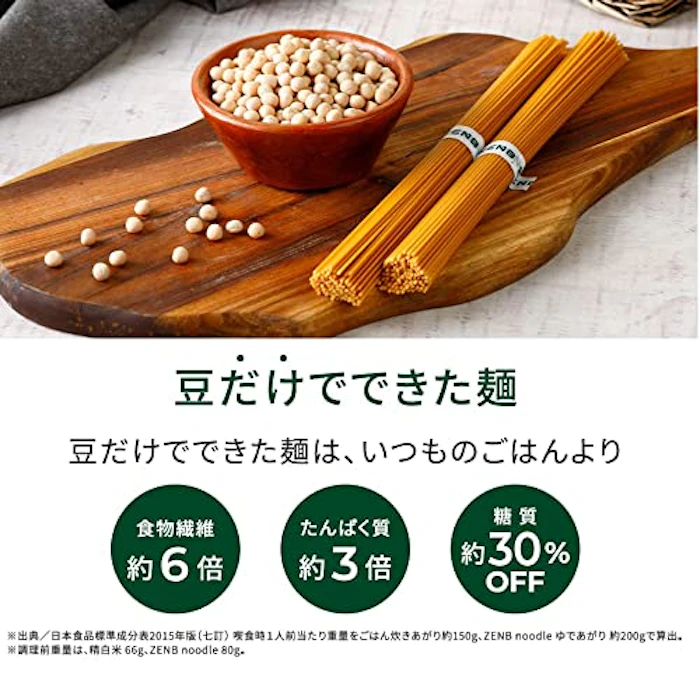 ZENB JAPAN ゼンブヌードル 丸麺 4枚目
