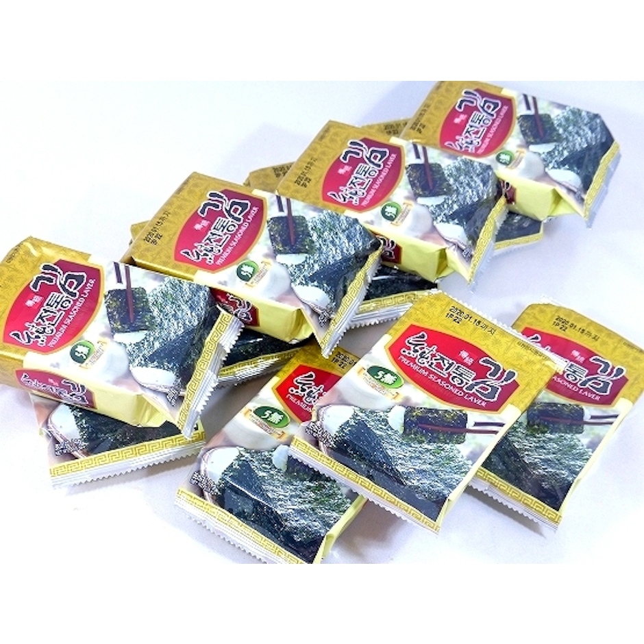 ソチョン 伝統韓国のり 8枚×12p入り 2パック 4枚目