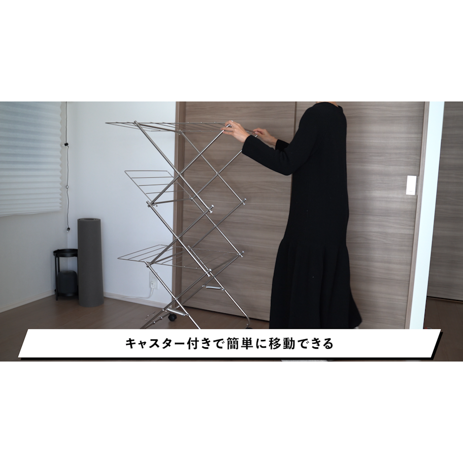 大木製作所 大木製作所 タワー型 ステンレス室内物干し 小 同梱不可 ものほし 部屋干しアイテム 2枚目