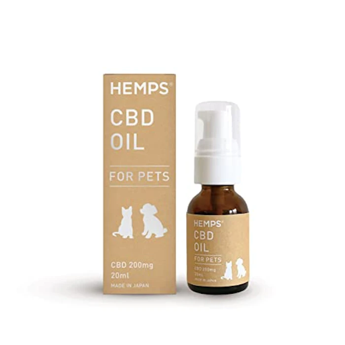 HEMPS HEMPS CBD Oil, Forpets CBD 200 mg, CBD for Pets, CBD Oil, Made in Japan, Mass Retailer, CBD Brand, For Dogs and Cats, Tasteless, Odorless for Pets 1枚目