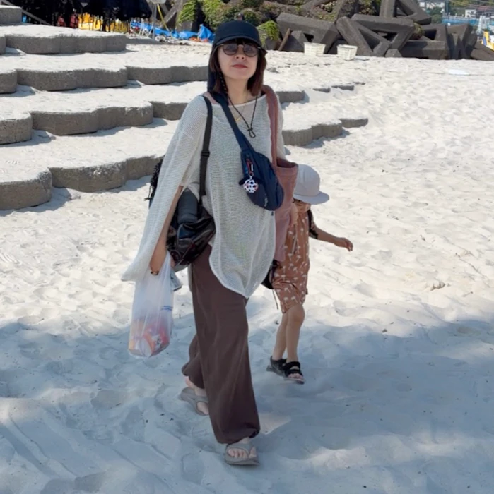 FREAK'S STORE デイバック リュック 「Beach & Festival」 2WAY メッシュクリアバッグ/ナップサック レディース 3枚目