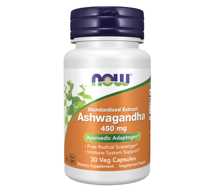 NOW Foods アシュワガンダ 標準化エキス 450mg ベジカプセル 90粒 1枚目