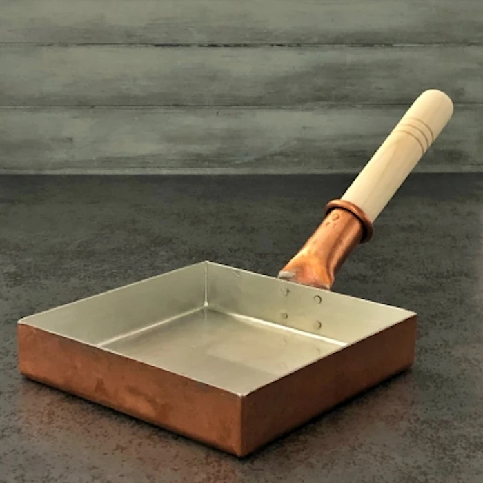 中村銅器製作所 銅玉子焼鍋 15cm 角 1枚目