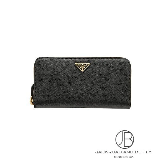 PRADA サフィアーノレザー ジップアラウンドウォレット 1枚目