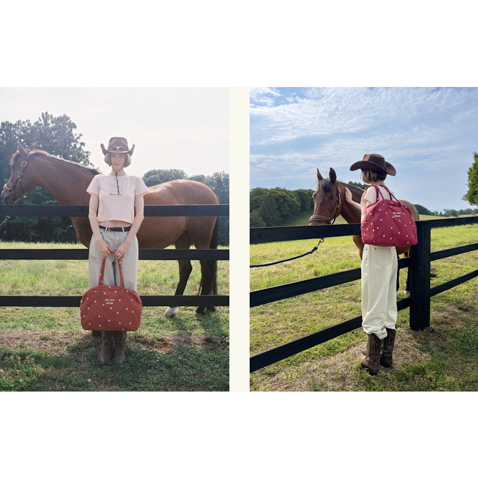 ALLISON BROWN HOLIDAY CANVAS BAG 3枚目