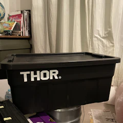 コンテナボックス 蓋付き 収納ボックス ストレージボックス 収納box Thor Large Totes With Lid 53L 1枚目