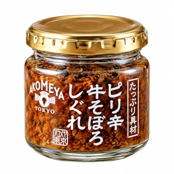 AKOMEYA TOKYO たっぷり具材 ピリ辛牛そぼろしぐれ 1枚目