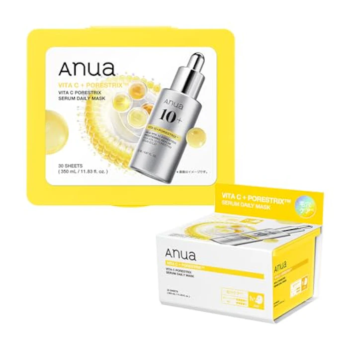 ANUA ビタC ポアストリックスセラム デイリーマスクパック 1枚目