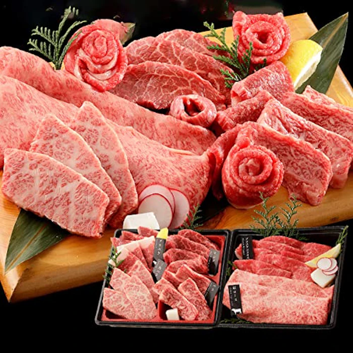 焼肉牛兵衛 黒毛和牛国産牛2段重焼肉セット 1枚目