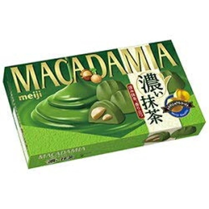 明治 マカダミアチョコレート 濃い抹茶9粒×10入 4枚目