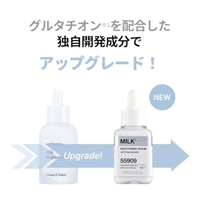 MEDIHEAL ミルクブライトニングセラム 2枚目