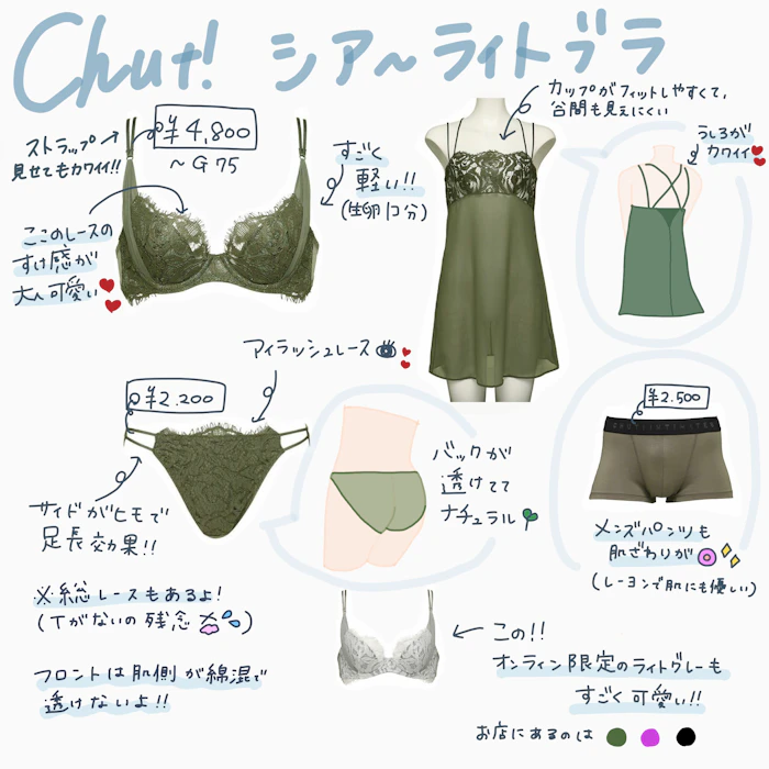 Chut!INTIMATES シア〜ライトブラ 2枚目