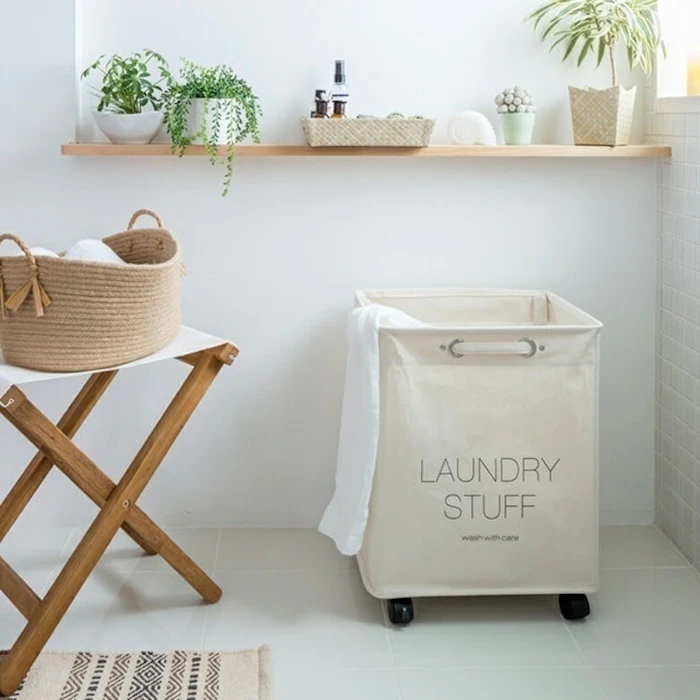 Laundry キャスター付きランドリーバスケット 1枚目