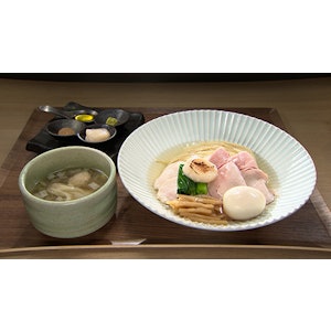 Tokyo Style Noodle ほたて日和 特製昆布水つけ麺白 1枚目