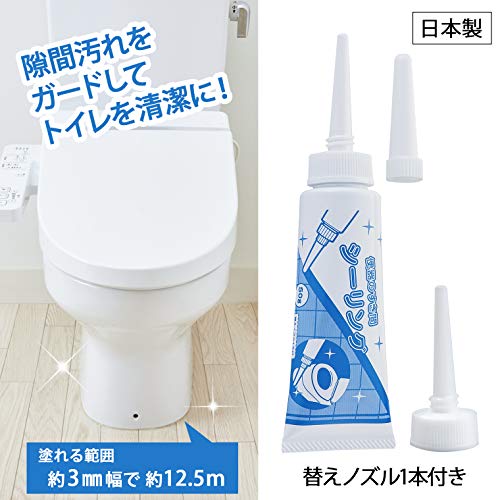 ターナー色彩(Turner Color) 便器のすき間シーリング 50g 日本製 68012400 ホワイト 5×16.5×高さ3cm 6枚目