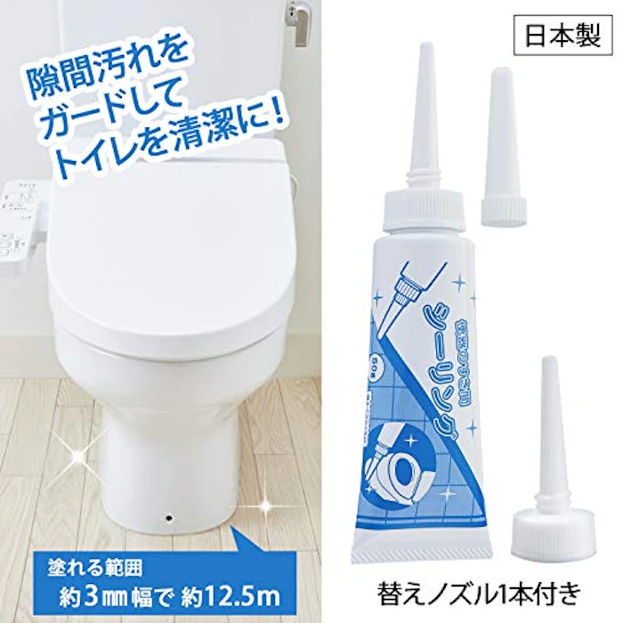 ターナー色彩(Turner Color) 便器のすき間シーリング 50g 日本製 68012400 ホワイト 5×16.5×高さ3cm 6枚目
