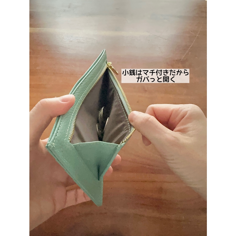 【クーポンで15%OFF】財布 レディース 長財布 薄型 I字ファスナー 財布 スリム 薄い マチ付き小銭入れ カード入れ スキミング 防止 Rfid 本革 牛革 レザー コインケース カードケース おしゃれ ギフト 誕生日 プレゼント LIZDAYS リズデイズ liz06 4枚目