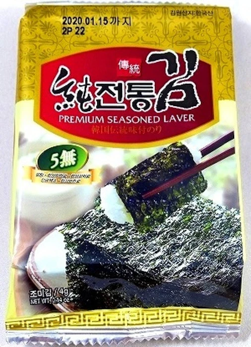 ソチョン 伝統韓国のり 2枚目