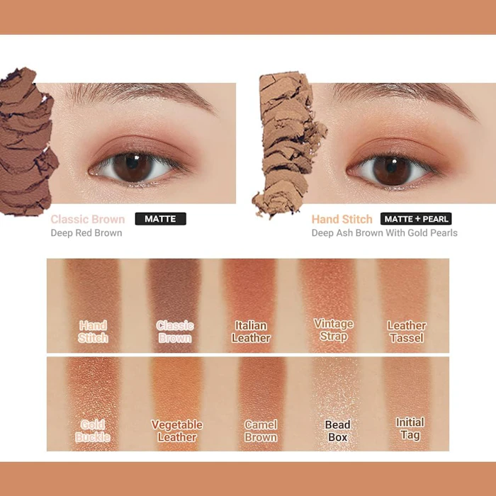 ETUDE プレイカラー アイシャドウ レザーショップ 6枚目