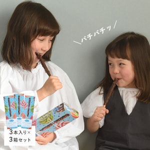 【3本入り×3箱セット】 ぱちぱちキャンデイ入り ジャイアントチョコスティック/LOVINT ロヴィント 1枚目