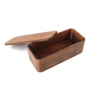 杉の木クラフト 曲げわっぱ弁当箱 拭き漆 角一段 大 1枚目