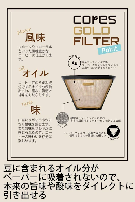 大石アンドアソシエイツ Cores 5カップ コーヒーメーカー C301WH 6枚目