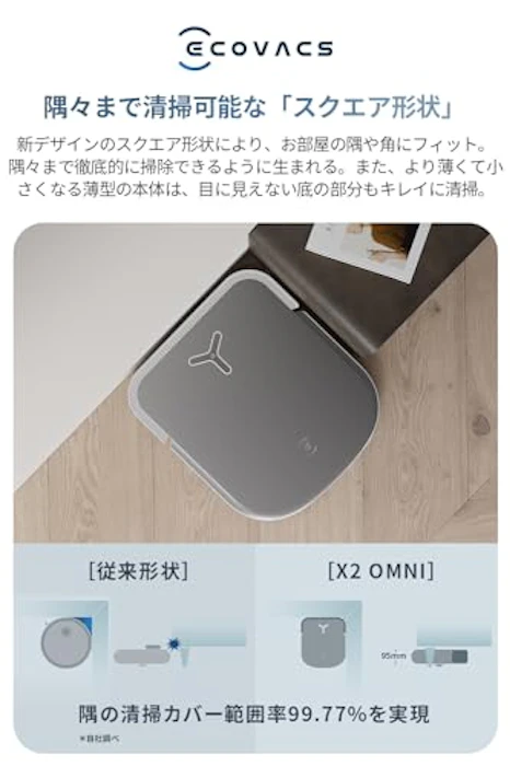 エコバックス DEEBOT X2 OMNI 3枚目